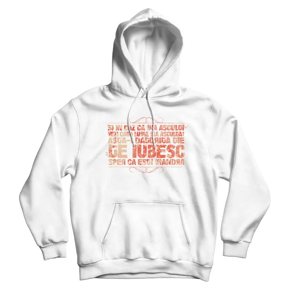 Hanorac Sper ca esti mandra