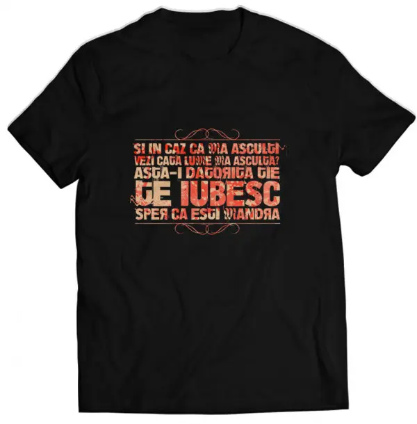 Tricou Sper ca esti mandra